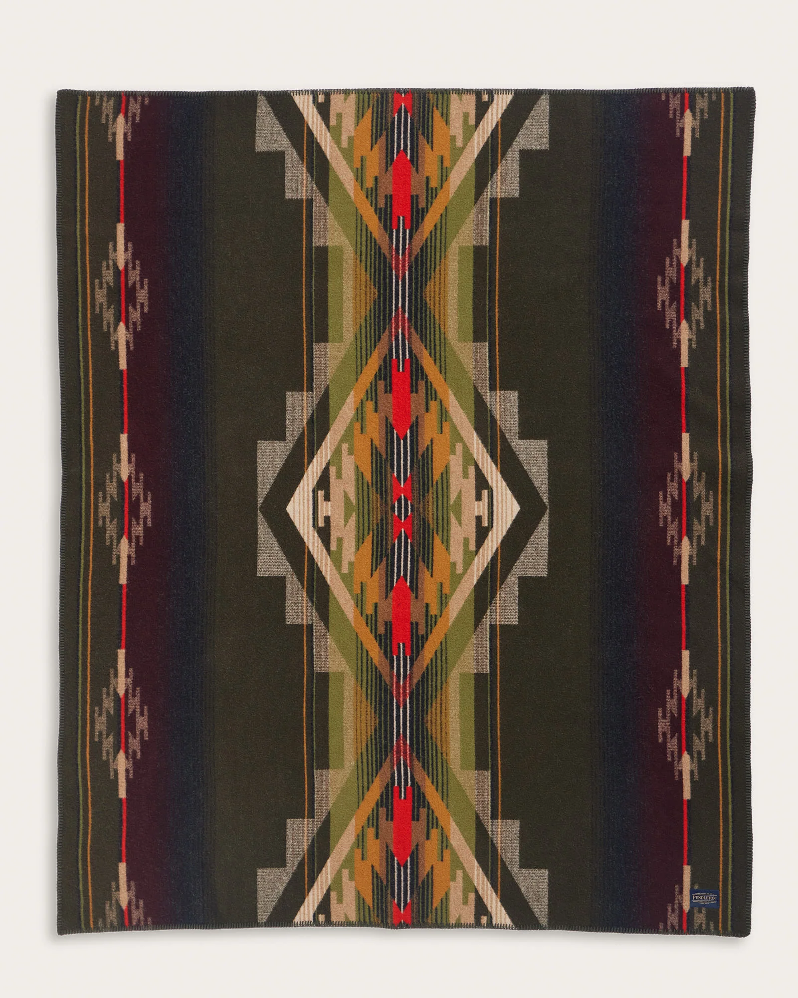 Environmentally Friendly Tumalo Throw Olive Multi Flexible