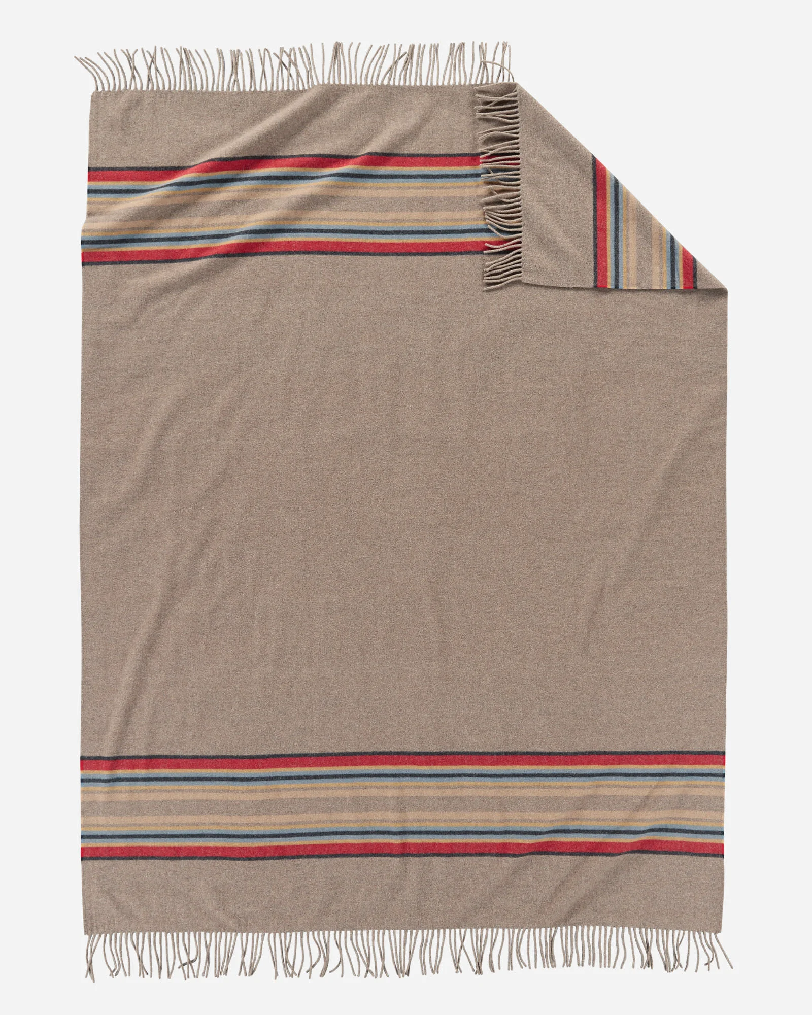 Excellent Stripe 5TH Avenue Merino Throw Mineral Umber Official