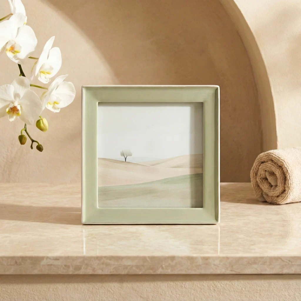 Easy-to-Use Elyra 4x4 Enamel Frame Light Green Expertly Made
