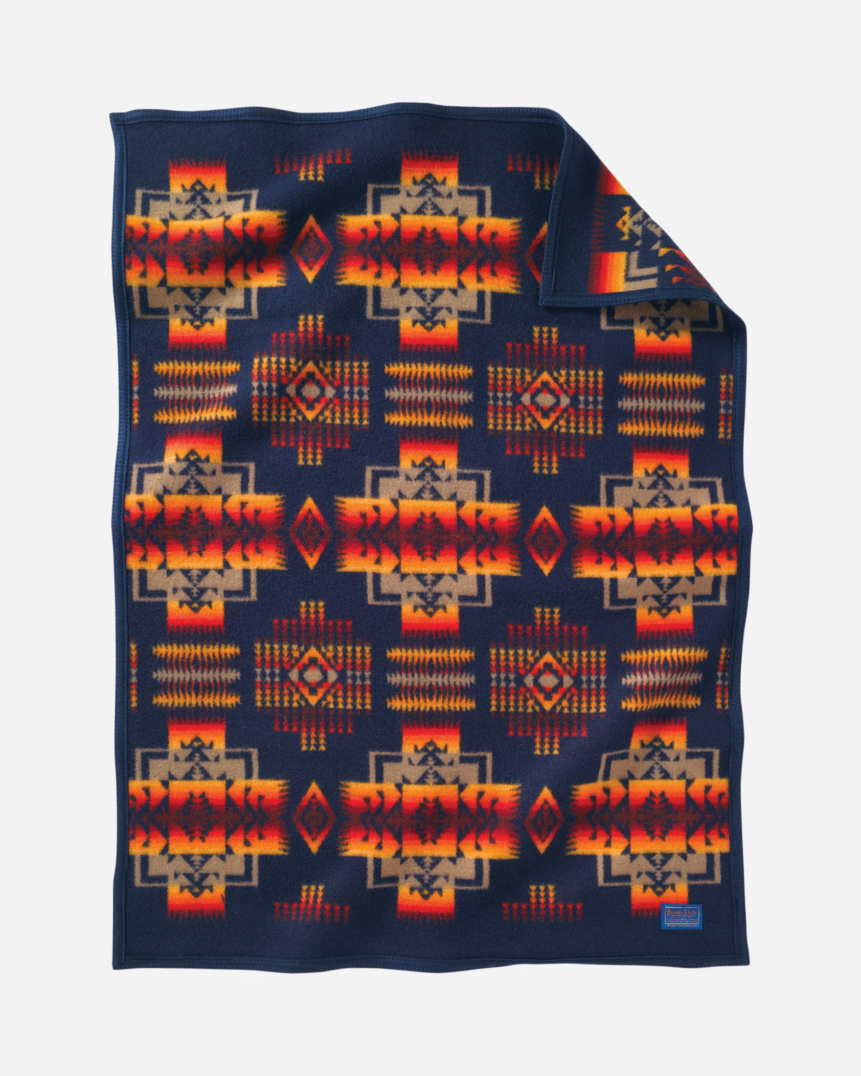 Long-Lasting Chief Joseph Crib Blanket Indigo Optimized