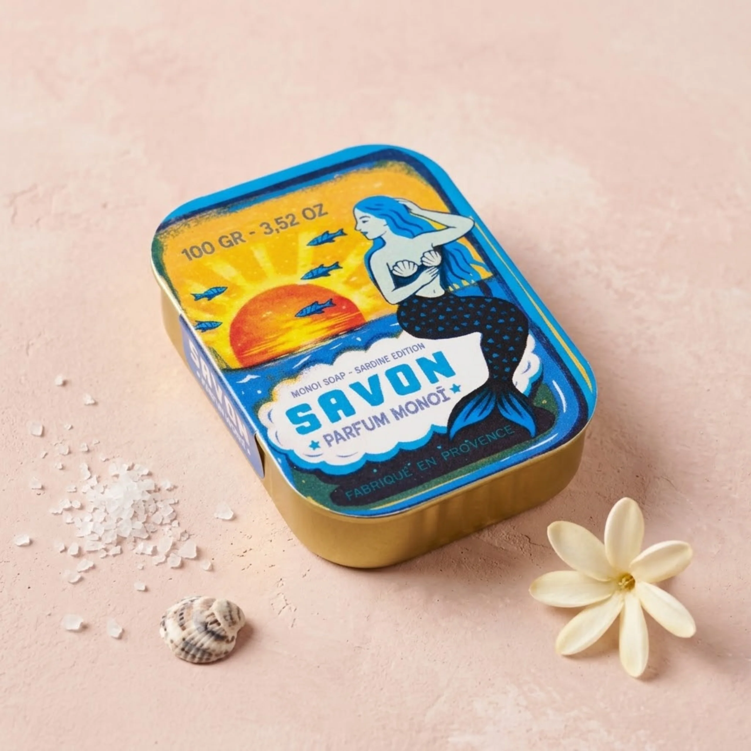 High-End French Sardine Soap Monoi Crafted