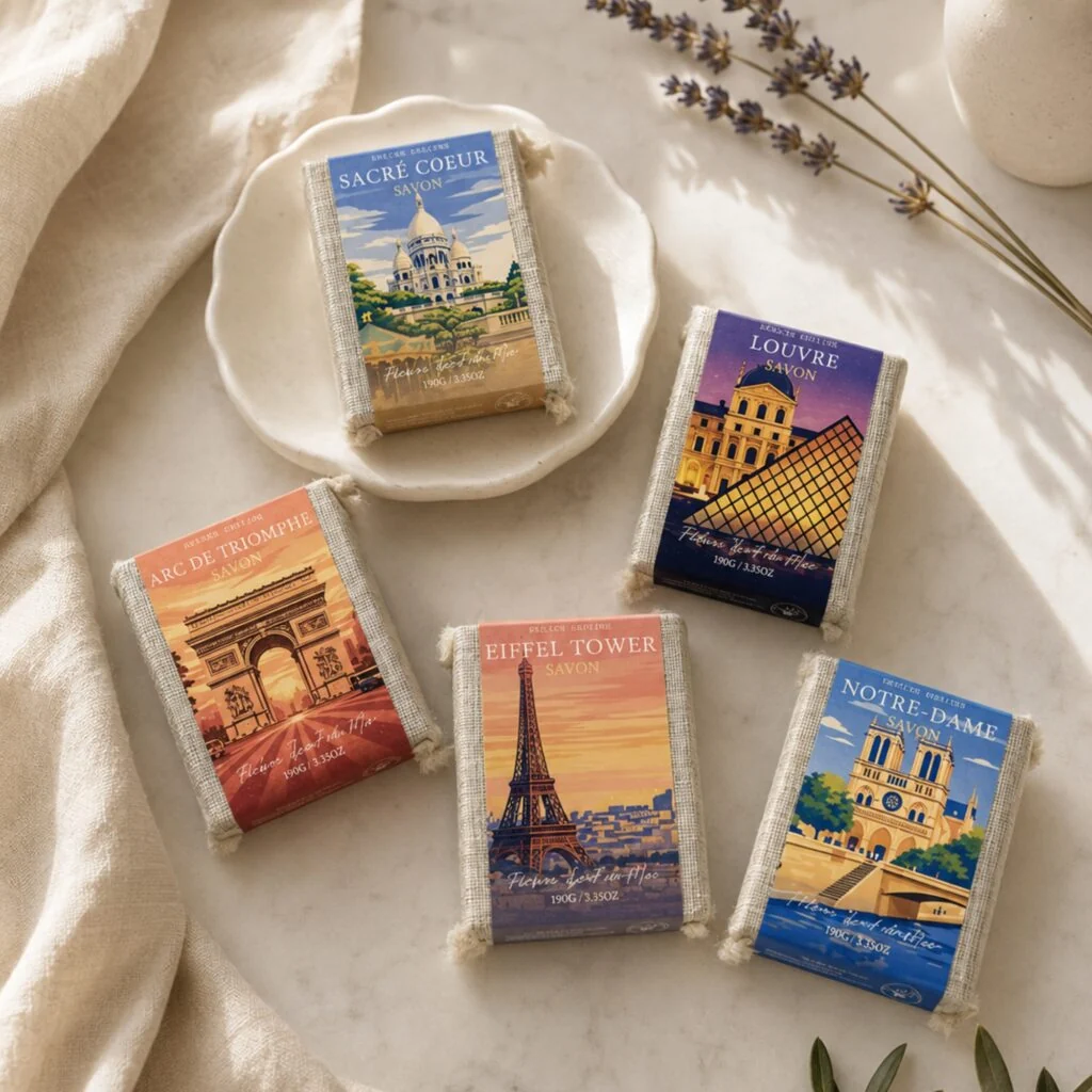 Smart French Destination Soap Set of 10 Authentic