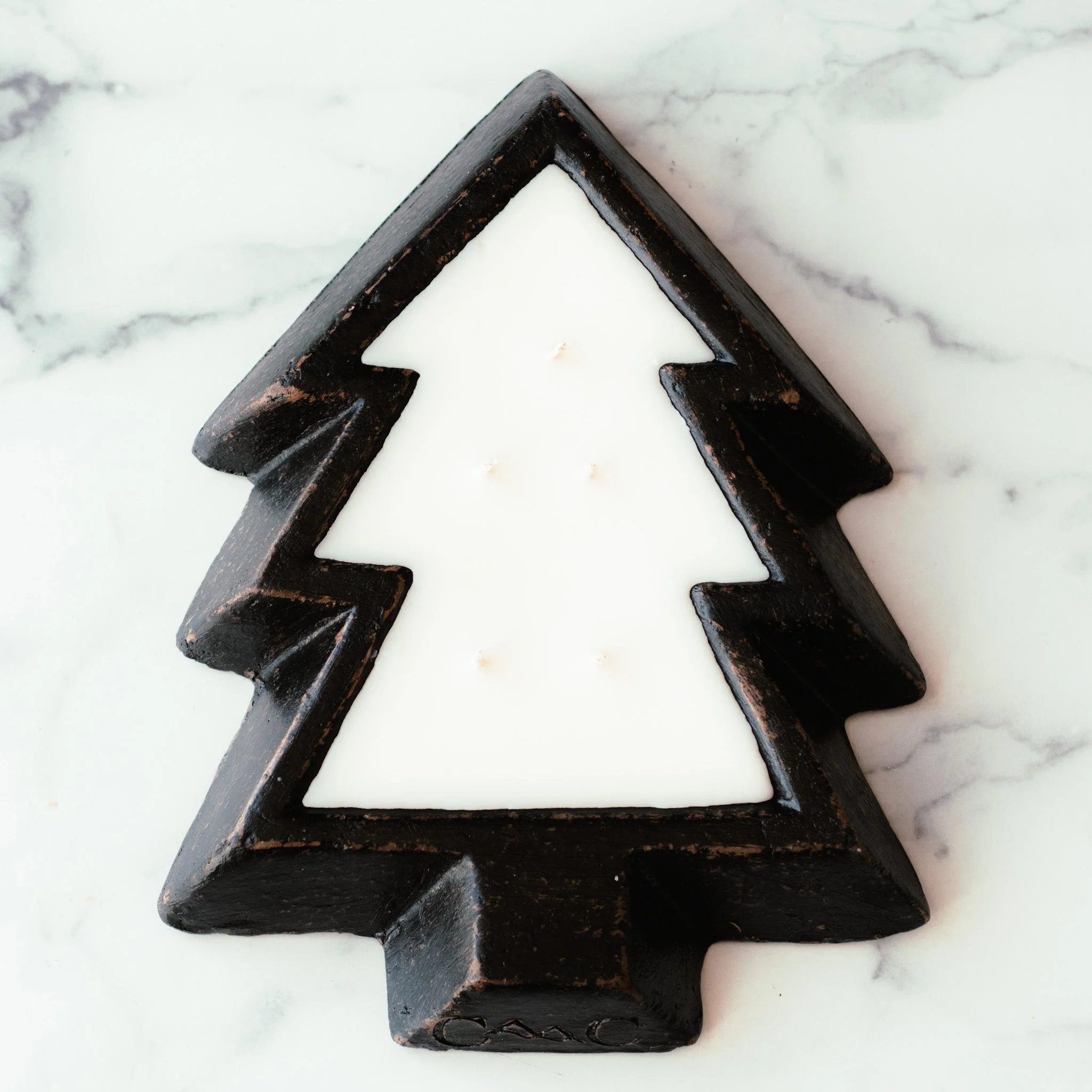 Eco-Friendly Black Pottery Tree Bowl Candle – Blackberry Bourbon Fashionable