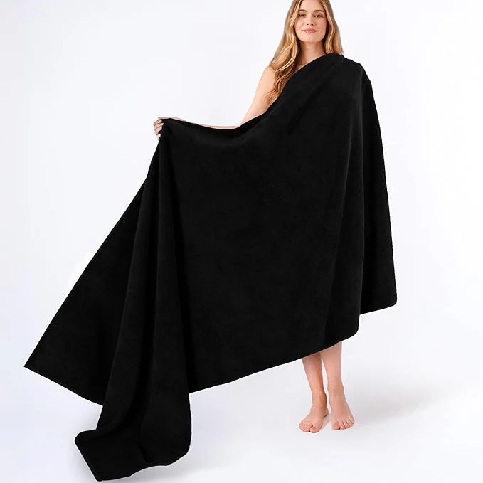 Minimalist American Soft Linen Cotton 600 GSM Turkish 40×80 Oversized Bath Towel Sheet Green
