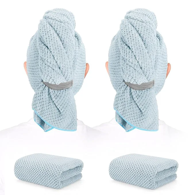 Prestigious BE 2 Pack Microfiber Hair Towel Official