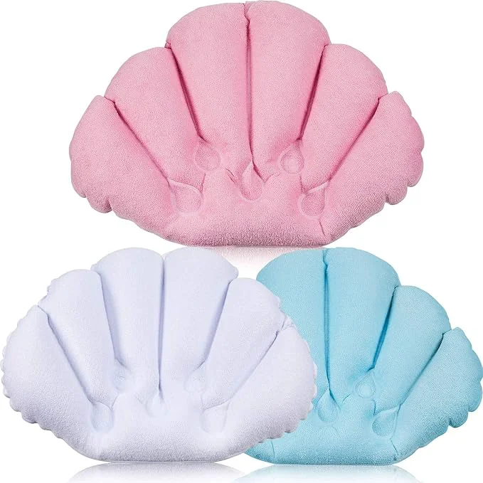 Stylish 3 Pieces Inflatable Bath Pillow Original Design