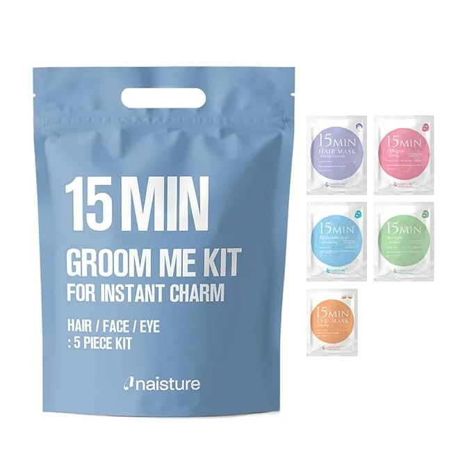 Official Naisture 15 Min Groom Me Kit Skincare Gift Set Responsible