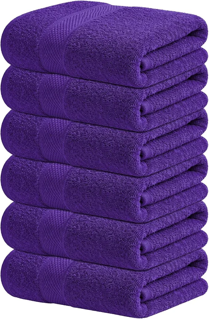 Professional Infinitee Xclusives Purple Hand Towels Outstanding