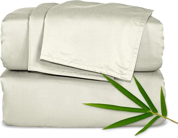 Elite Pure Bamboo Twin Sheets Organic Viscose Derived from Bamboo Bed Sheet Set Luxuriously Soft amp Cooling Double Stitching 2 Year Quality Promise Twin Birch Consistent
