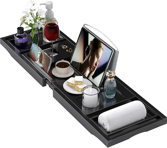 Smart Bathtub Tray Caddy Expandable Bath Trays Versatile