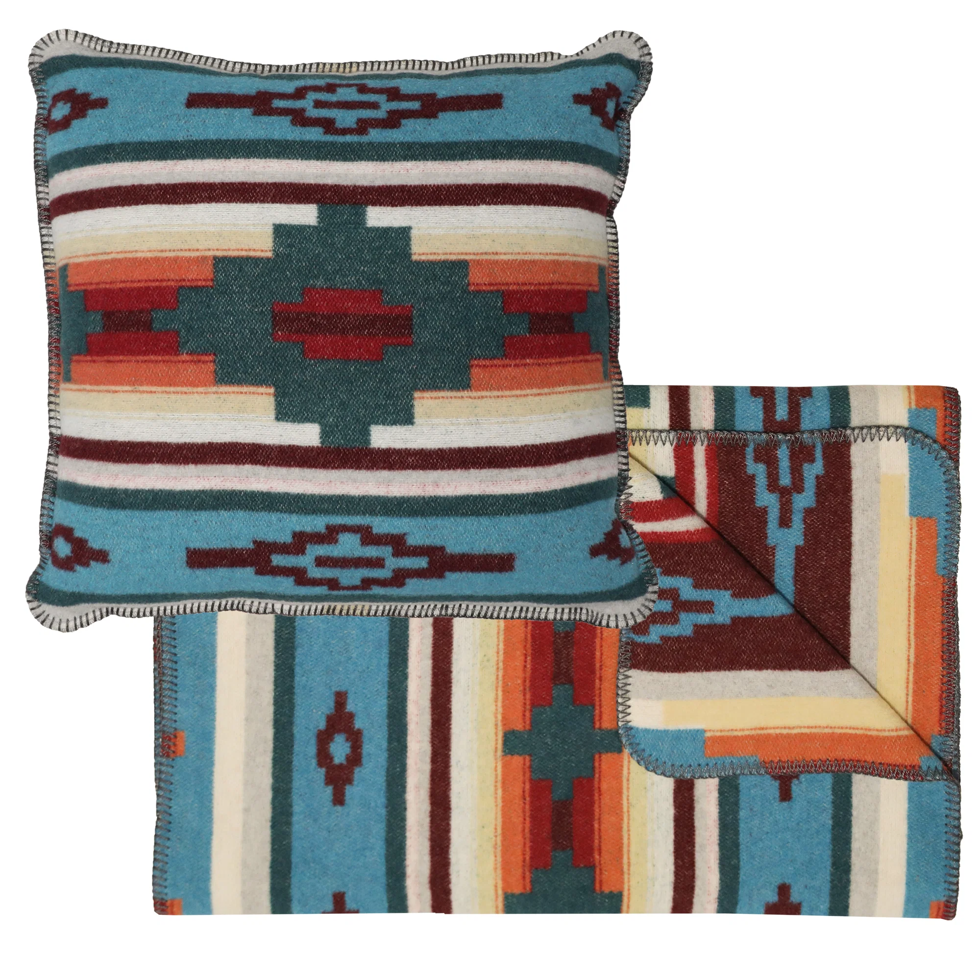 Sustainable Crystal Creek III Bedscarf amp Pillow Set Trendy