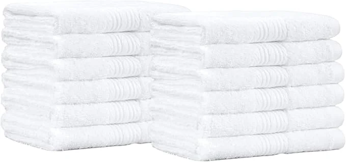 Verified Amazon Basics Highly Absorbent Cotton Washcloths Lightweight