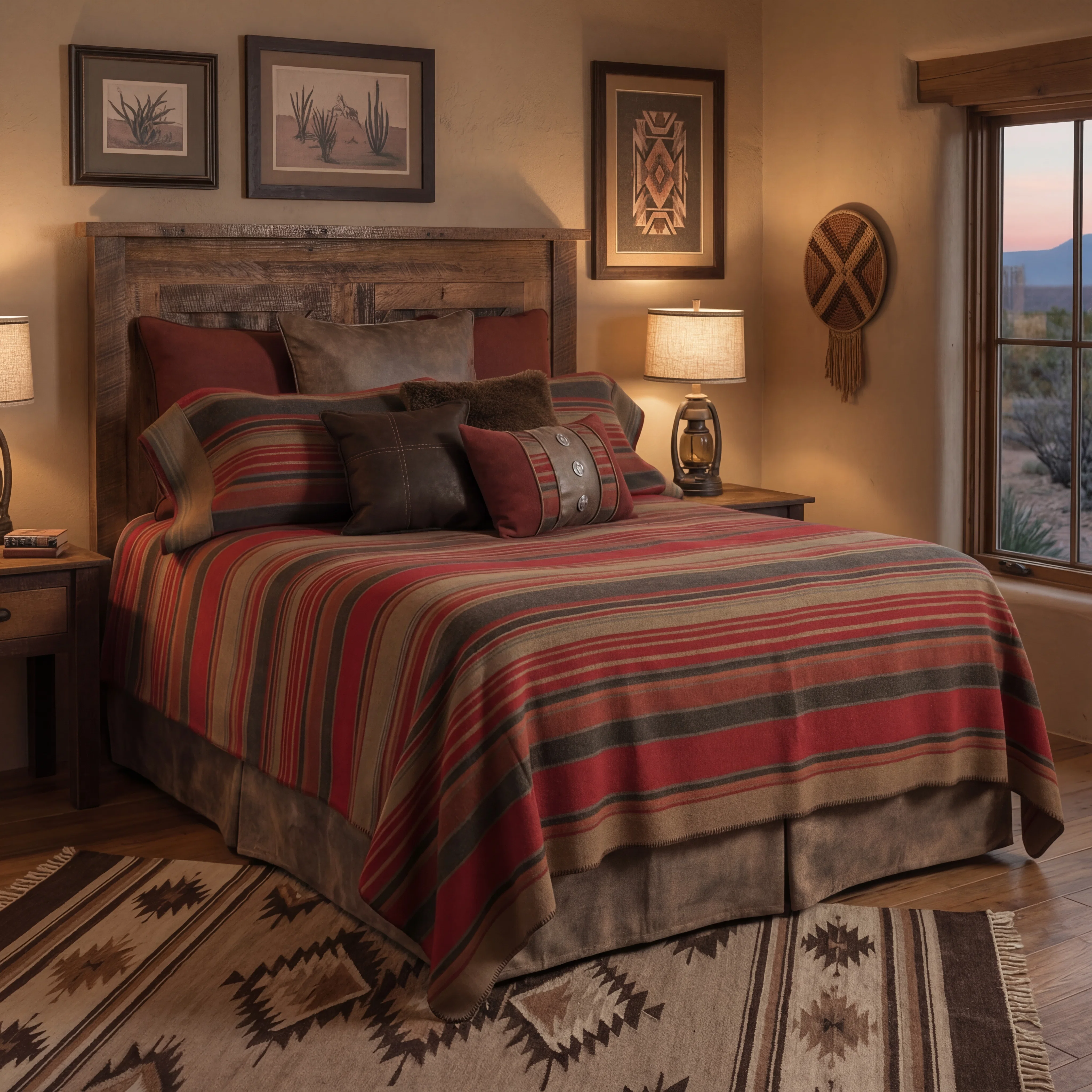 Authentic Hudson Garnet Bedspread Set Original Design