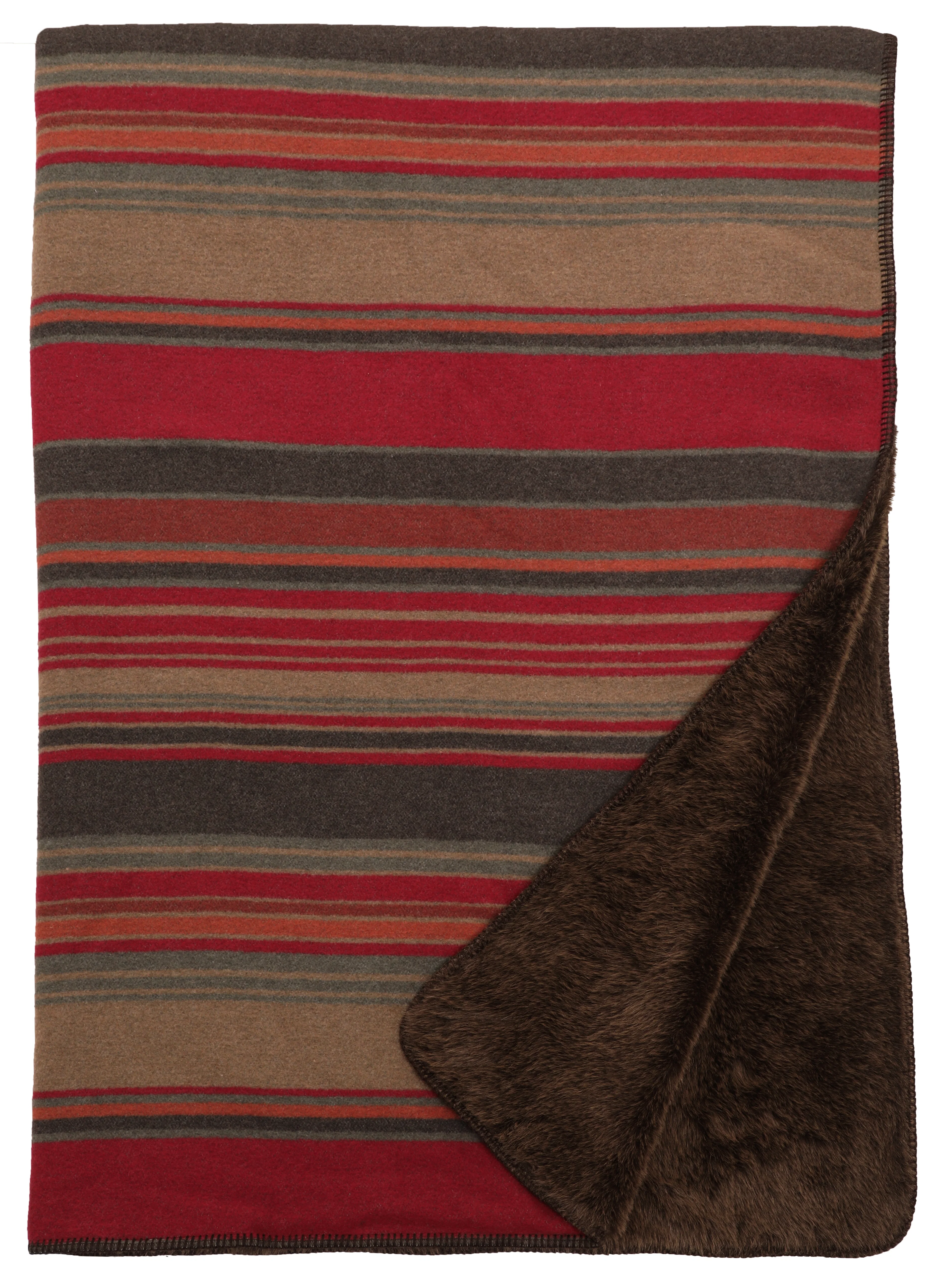 Solid Premier Hudson Garnet Throw Sustainable