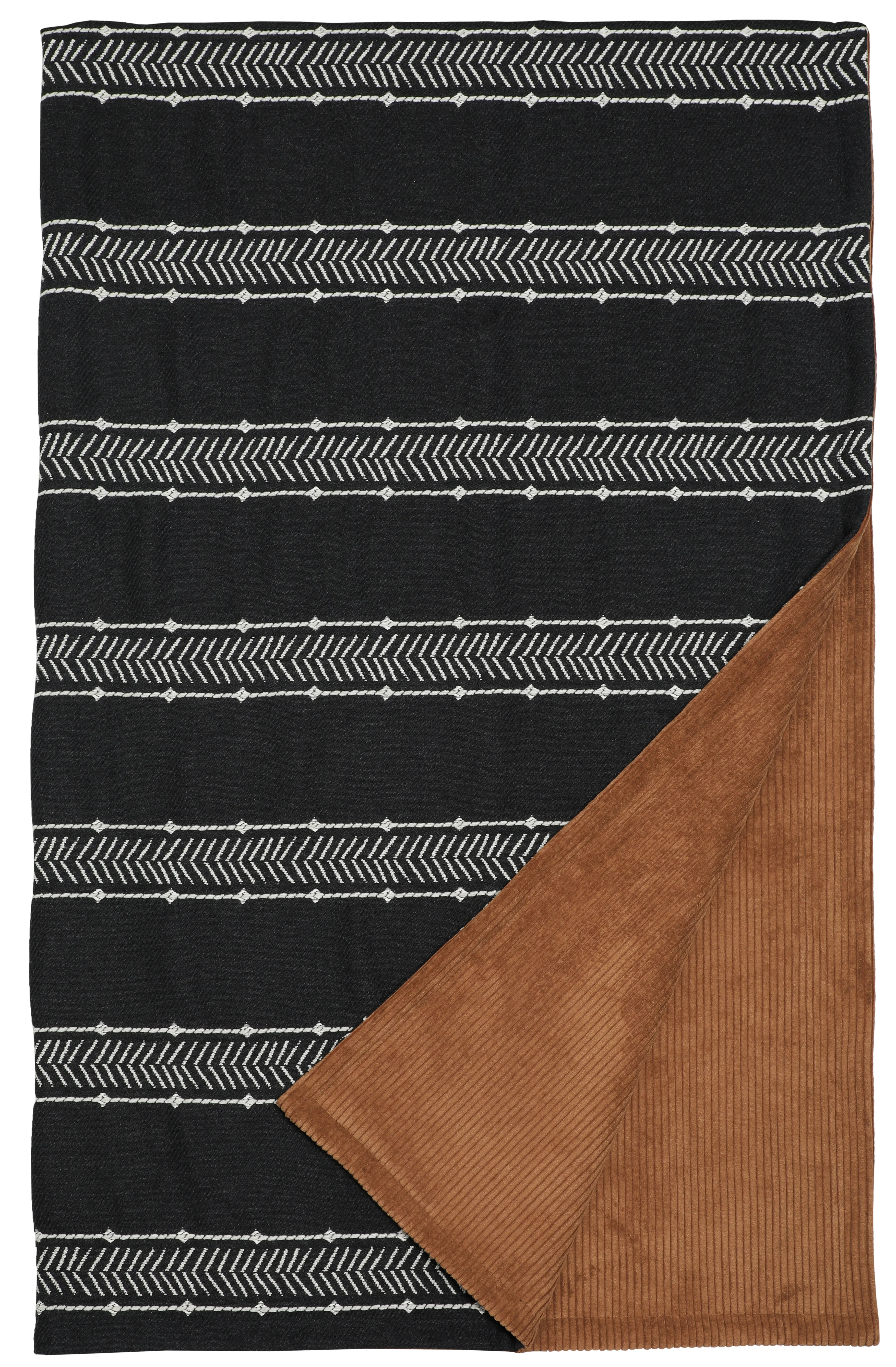 Minimalist Summit Trail Onyx Throw Next-Generation