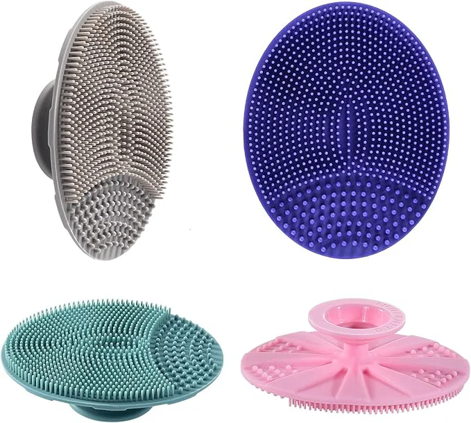 Modern INNERNEED Silicone Face Cleansing Scrubber Exfoliating Scrub Manual Handheld Soft