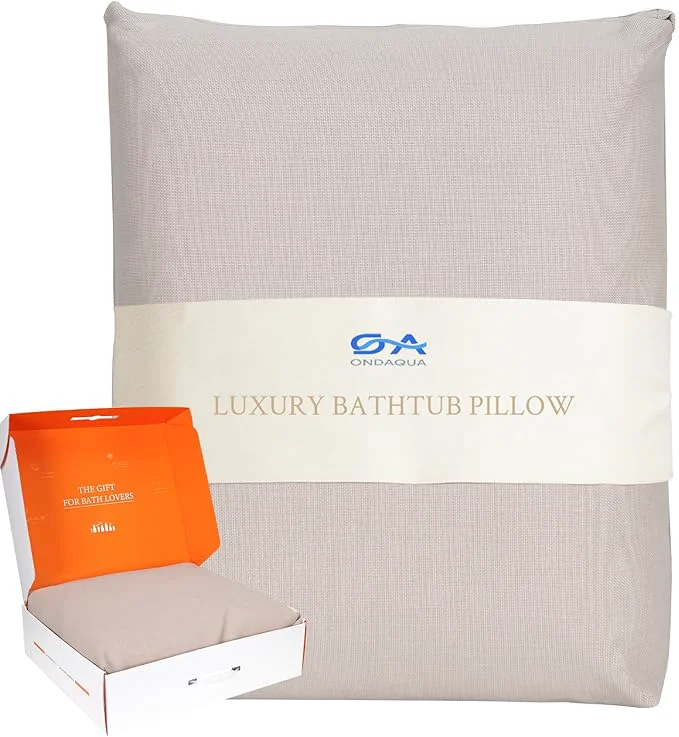 Quality Luxury Bathtub Pillow Gift for Christmas Birthday Mother’s Day Skin-Friendly Contemporary