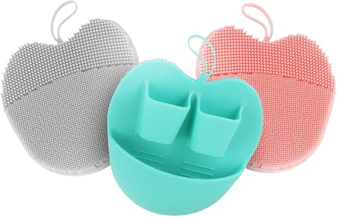 Official INNERNEED Soft Silicone Facial Cleansing Brush Set Gentle Exfoliating and Unique