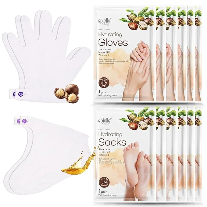 Casual Epielle Hydrating Hand Foot Masks Relieve and Soften Dry Overworked Skin Fashionable