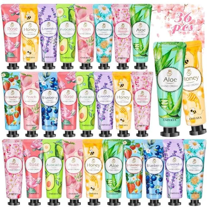 Easy-to-Use 36 Pack Hand Cream Set Hand Lotion Travel Size Mothers Day Gifts Next-Generation