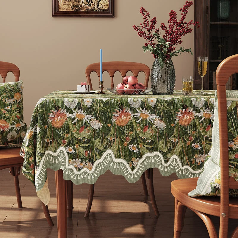 Carefully Designed Ownkoti Woodland Wildflower amp Daisy Tablecloth Specialty