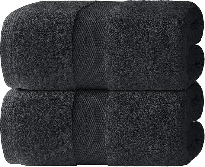 Contemporary White Classic Luxury Soft Bath Sheets Set Long-Lasting