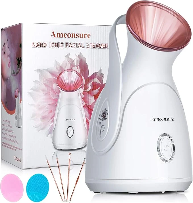 Environmentally Friendly Facial Steamer Amconsure Nano Ionic Face Steamer Proven