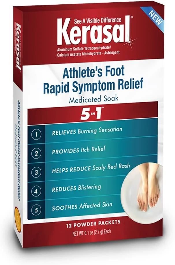 Excellent Kerasal Athlete’s Medicated Foot Soak Bath Enhanced