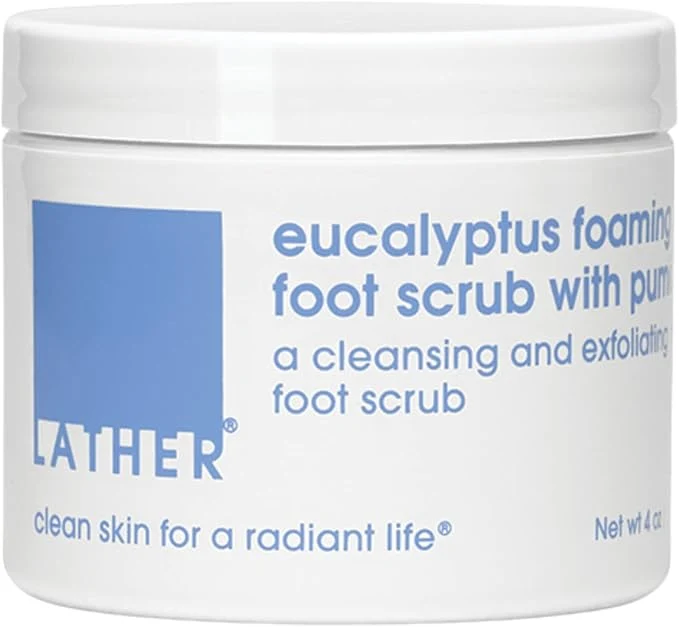Casual LATHER Foot Scrub with Pumice Stone Responsible