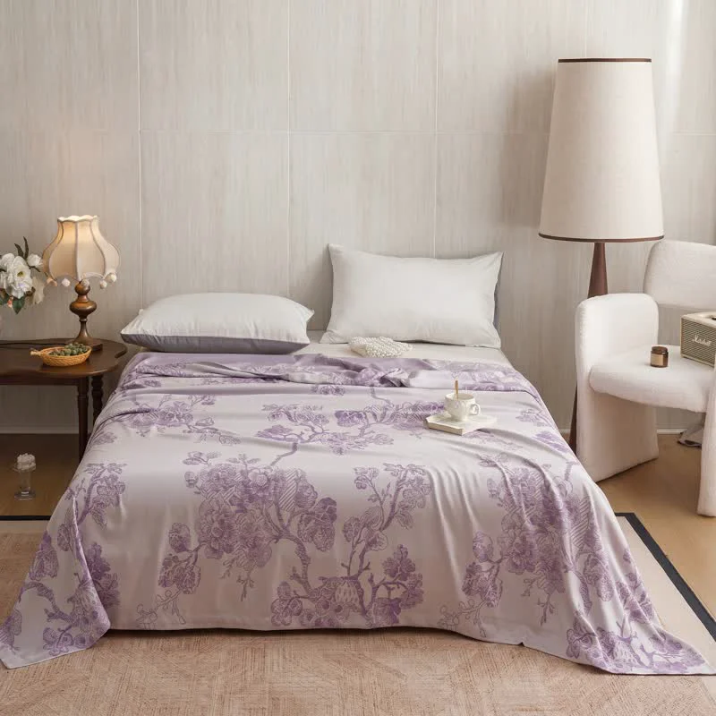 Elegant Ownkoti Multicolor Floral Vine Bamboo Fiber Quilt Powerful