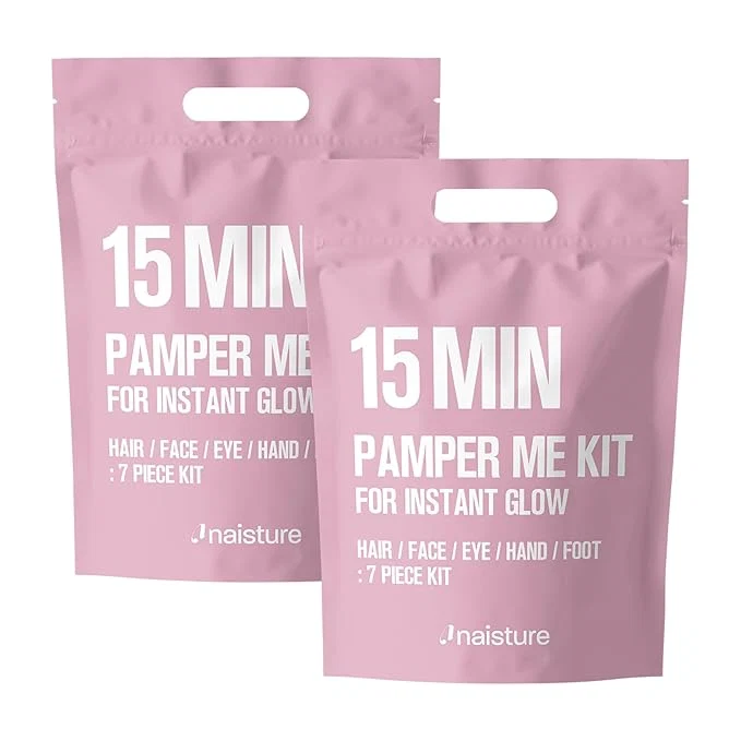 High-Quality Naisture 15 Min Pamper Me Kit Duo Pack Korean Spa Skincare Gift Sets Convenient