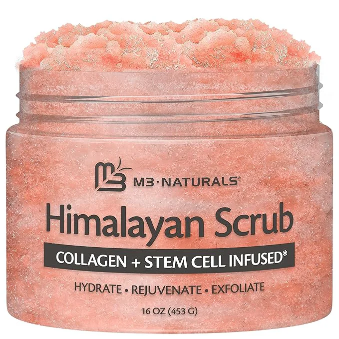 Traditional Himalayan Salt Scrub and Body Exfoliator High-End