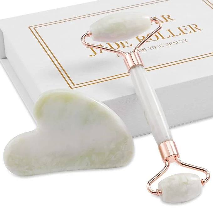 Lightweight Jade Roller for Face Facial Roller Massager Skin Care Tool Gua Sha Facial Breathable