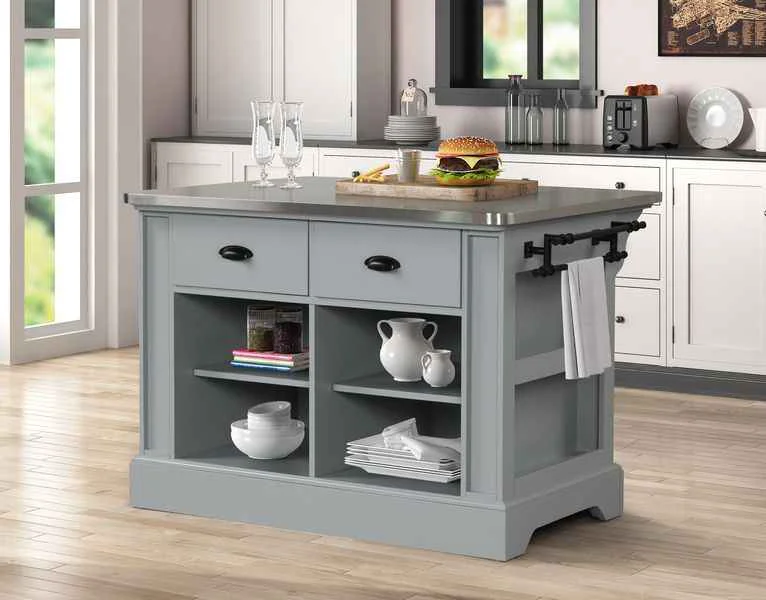 Superior Urrur – Kitchen Island – Gray Trusted