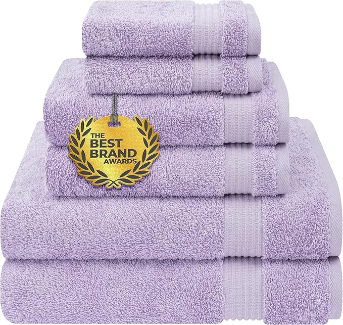 Powerful Cotton Paradise 6 Piece Towel Set Cotton Soft Absorbent Turkish Towels Original Design