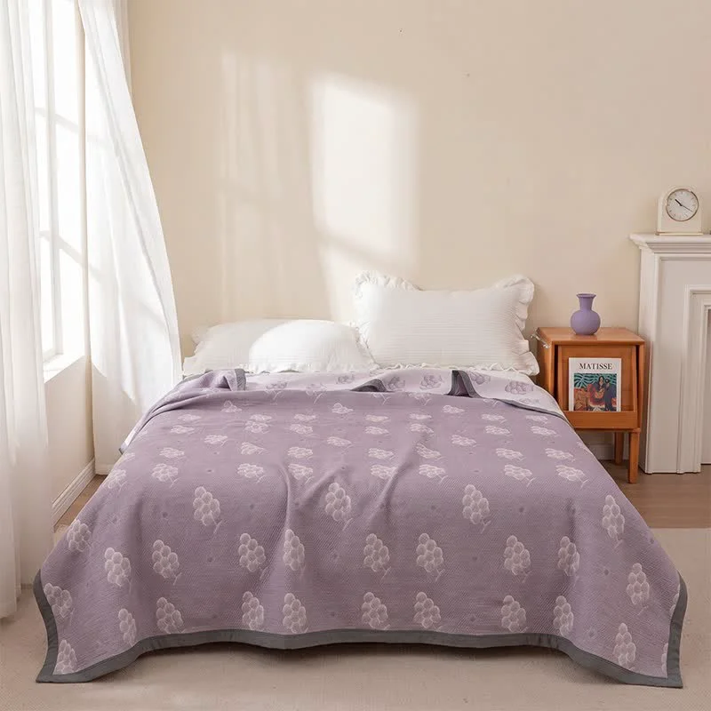 Optimized Ownkoti Reversible Purple Grape Cotton Quilt Advanced
