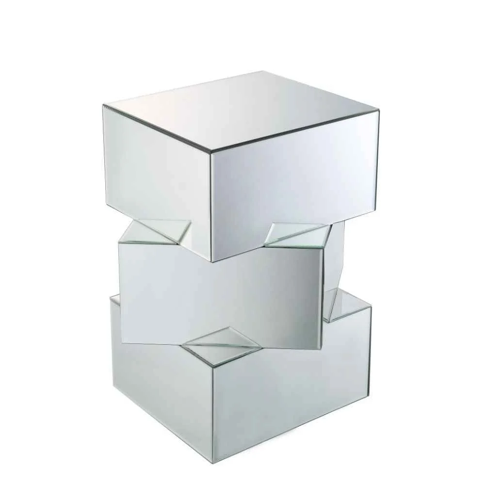 Innovative Dominic – 20 quot End Table – Mirrored Flexible