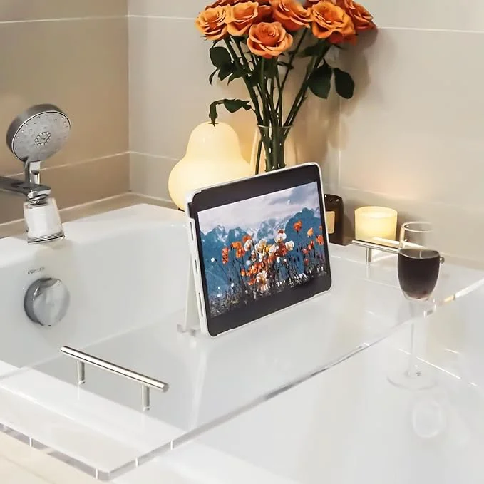 Stylish Acrylic Bathtub Tray Bathtub Tray Caddy Bath Tray Table Crafted