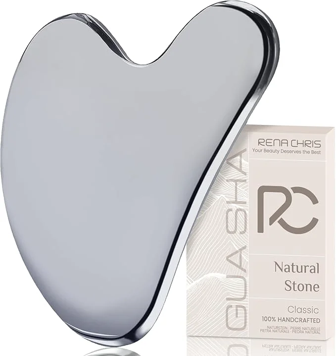 Original Rena Chris Gua Sha Facial Tools Natural Terahertz Guasha Tool Selected