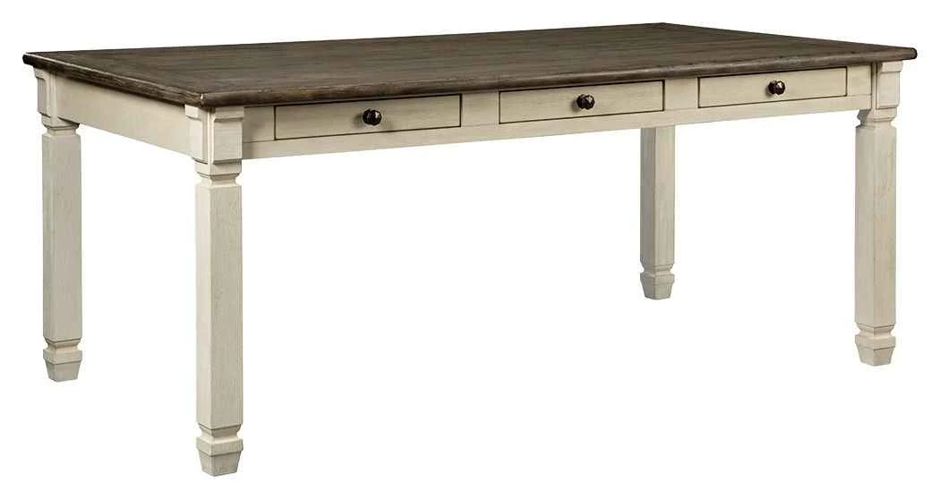 Environmentally Friendly Bolanburg – Rectangular Dining Room Table – Beige Traditional