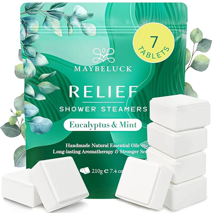 Efficient Eucalyptus Mint Shower Steamers 7 Pack Easy-to-Use
