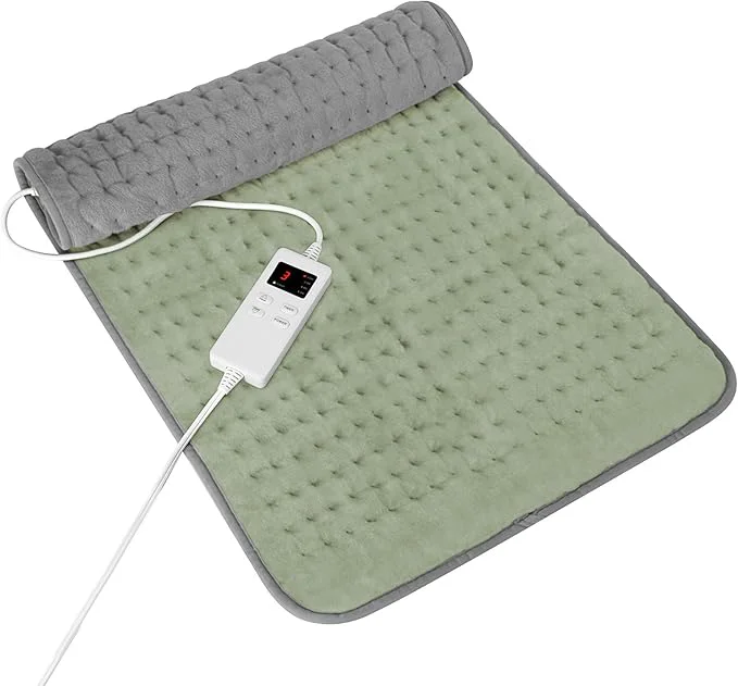 World-Class Heating Pad for Full Body Pain Relief 6 Heat Levels 4 Timers Soothes Back Comfortable