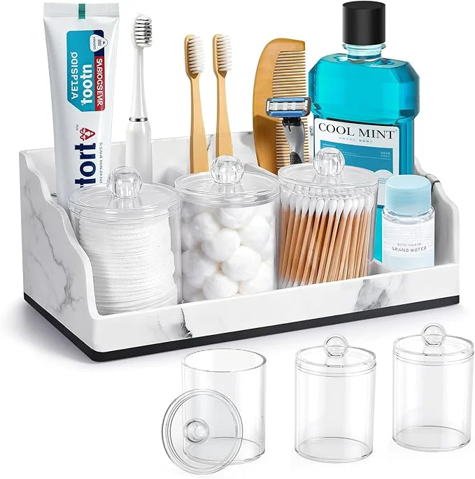 Green TuCao Bathroom Counter Organizer Safe