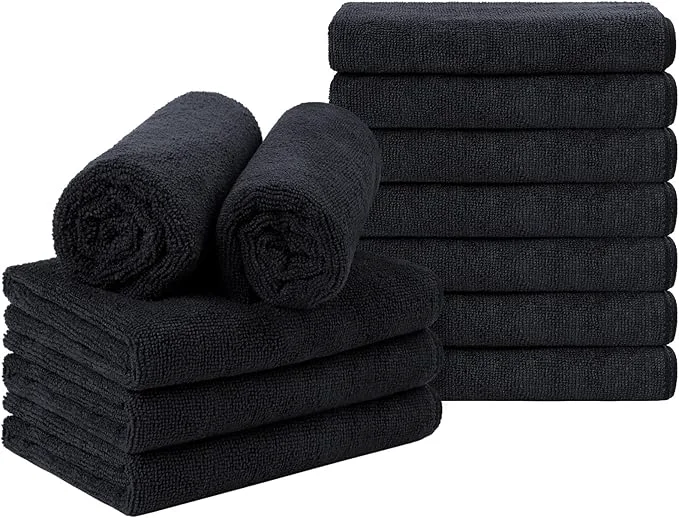 Convenient Orighty Black Salon Towel Spa and Home Hair Care Next-Generation