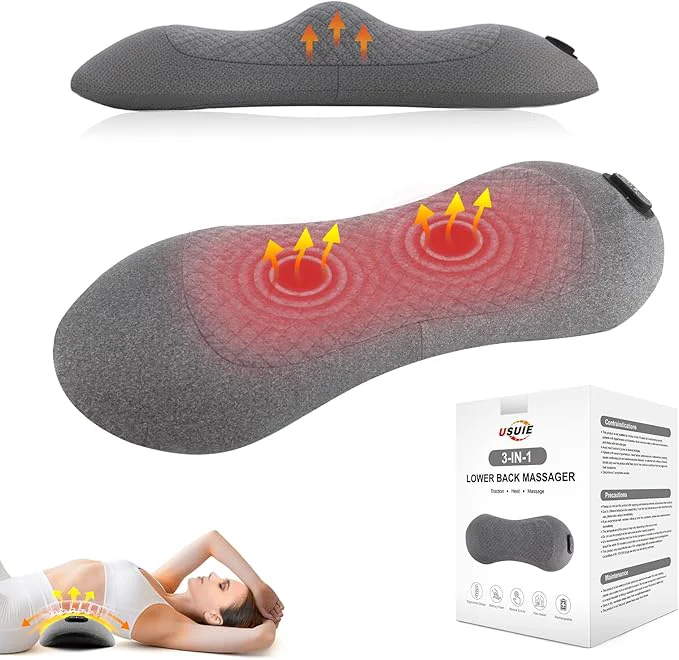Luxury USUIE 3-in-1 Rechargeable Electric Lumbar Support Pillow Consistent