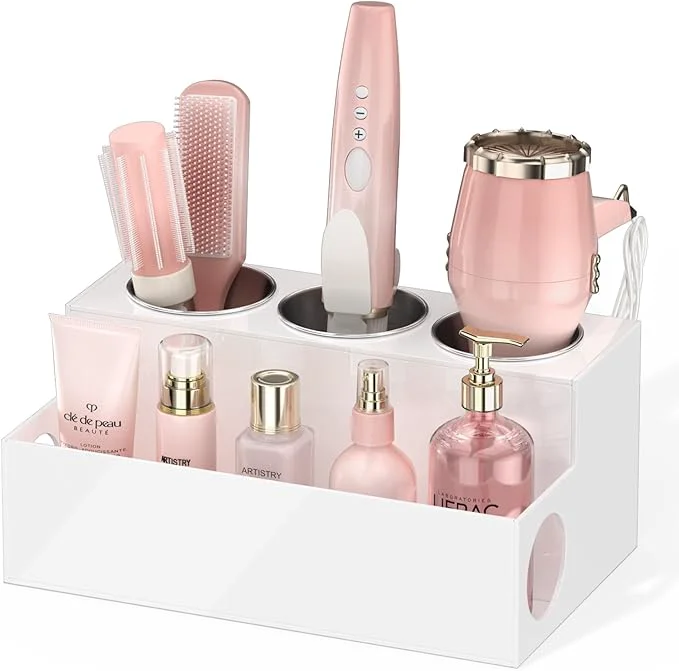 Trusted NIUBEE Acrylic Hair Styling Tool Organizer and Holder Versatile