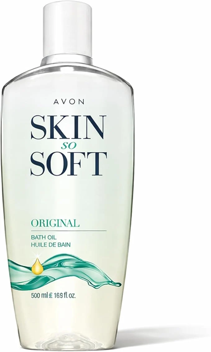 Breathable AVON Skin So Soft Bath Oil Effective