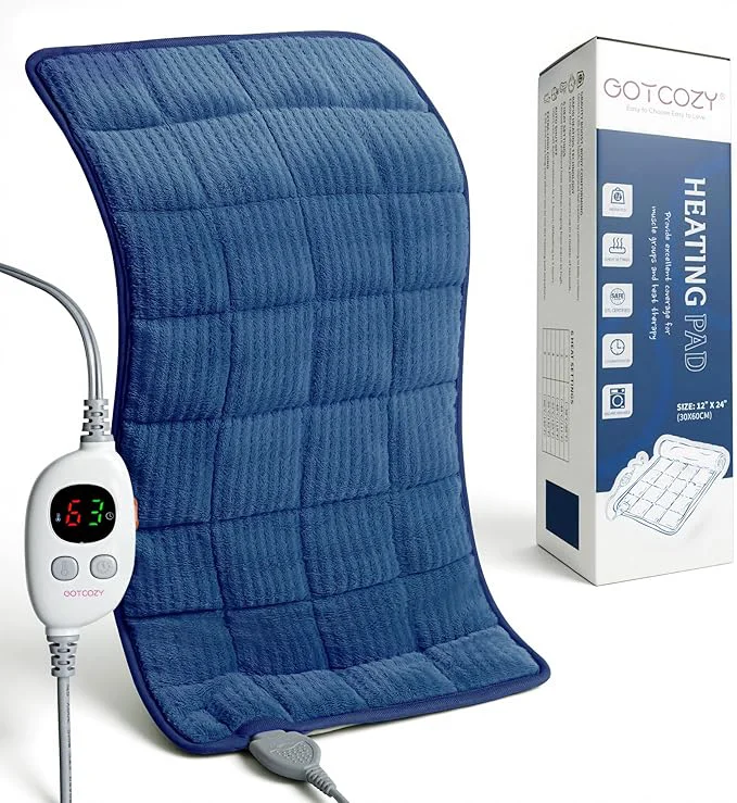 Solid GOTCOZY Weighted Heating Pad 12 X24 Advanced