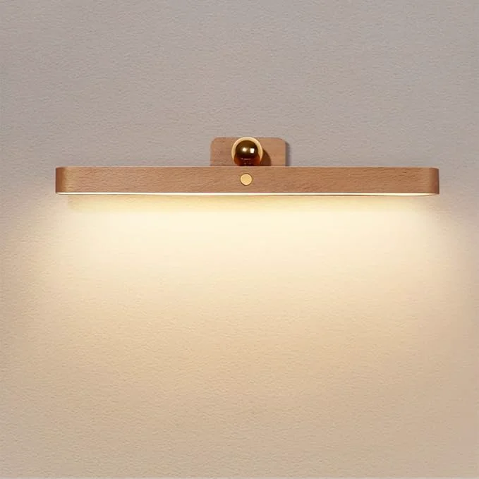 Carefully Designed Led Rechargeable Bathroom Light Fixtures Three-Level Dimmable Touch Control Eco-Friendly