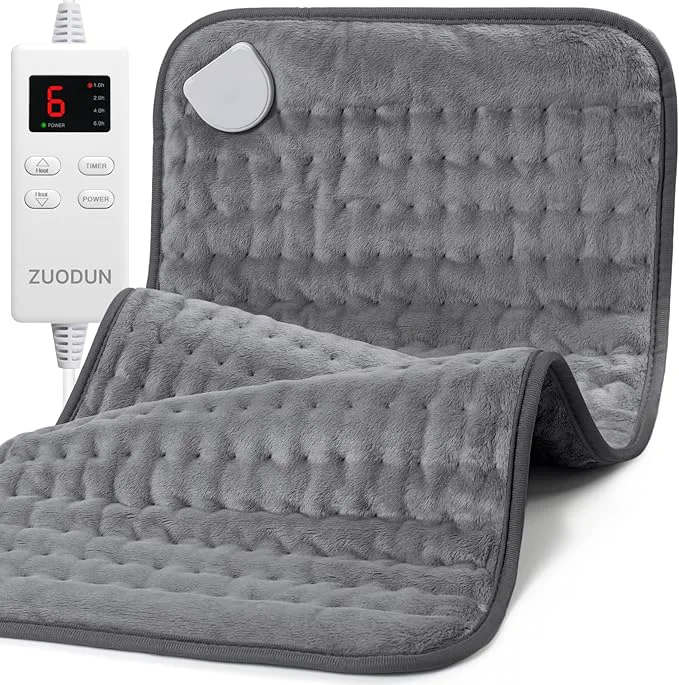 Pure Heating Pad for Back and Shoulder Pain Relief Electric Heat Pad Lightweight